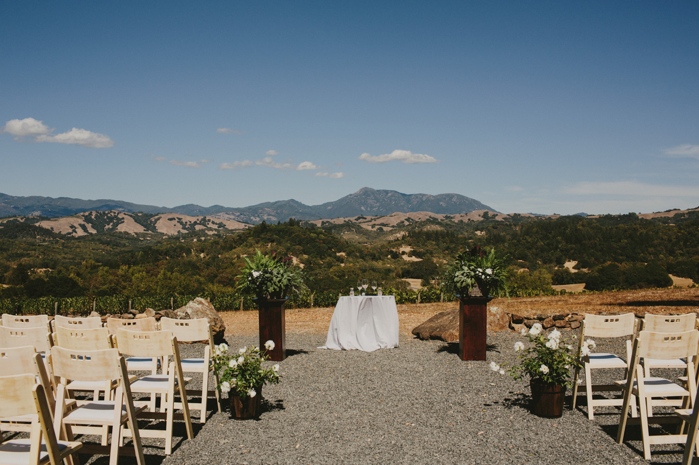 Melissa and Bill, Chalk Hill Estate Winery Wedding, Healdsburg » Hom